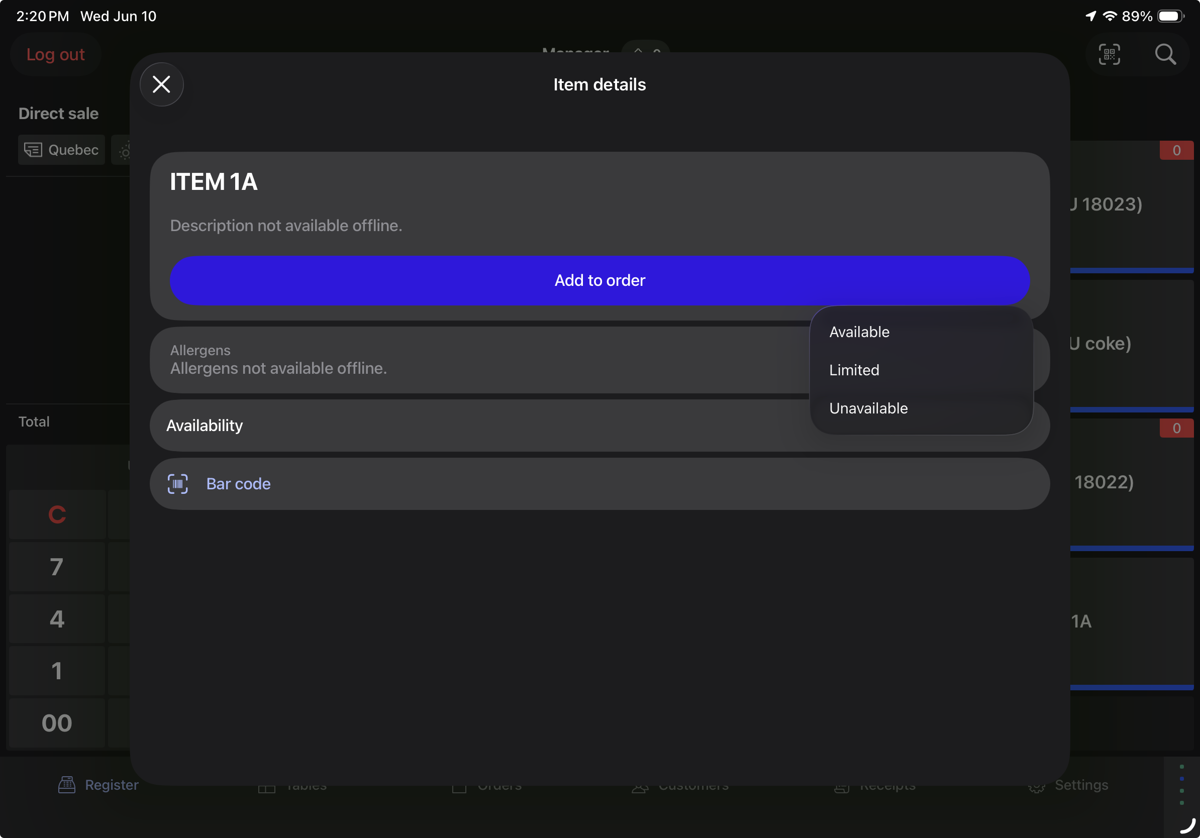 availability type